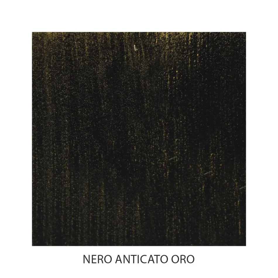 Lit double en fer et cuir véritable, 2 tables de chevet et matelas - Raisons Viadurini