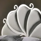 Lit double rembourré avec des cristaux de fer Kimberly Viadurini