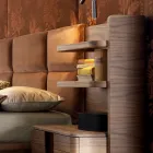 Lit rembourré deux personnes Grilli York made in Italy design moderne Viadurini