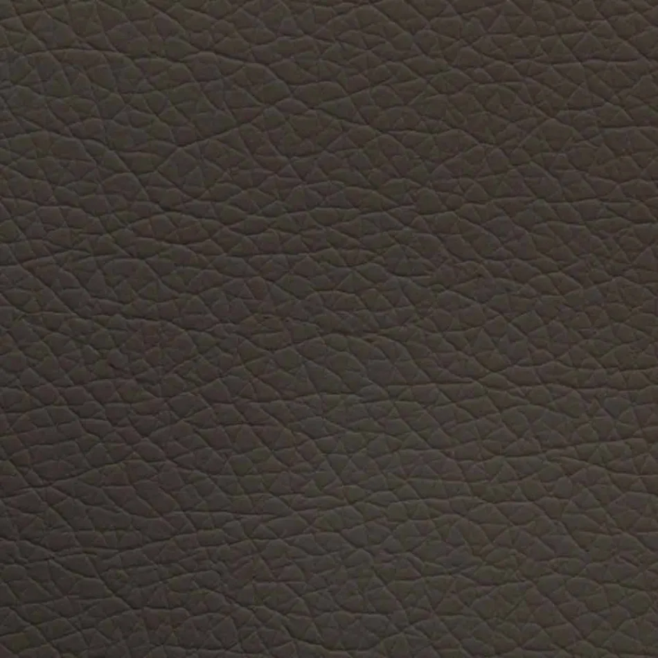 Lit Double en Similicuir avec Pieds en Bois Fabriqué en Italie - Perzio Viadurini