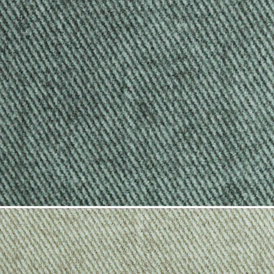 Lit double en tissu ou éco-cuir avec meuble de rangement Made in Italy – Etoile Viadurini