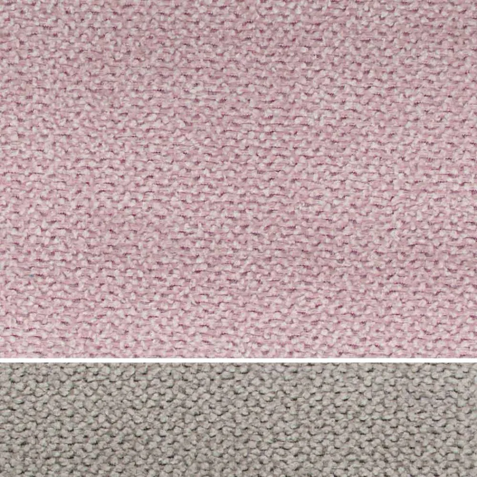 Lit double en tissu ou éco-cuir avec meuble de rangement Made in Italy – Etoile Viadurini