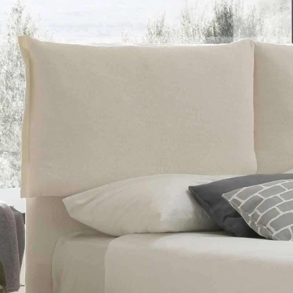 Lit double moderne, base mince, Iorca by Bolzan Viadurini