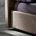 Lit double contemporain avec boîte de rangement 160x190 / 200 cm Gin Viadurini