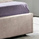 Lit double contemporain avec boîte de rangement 160x190 / 200 cm Gin Viadurini