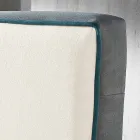 Lit double contemporain tapissé avec boîte pic 160x190 / 200cm Mia Viadurini