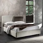 Lit double rembourré moderne au design matelassé ou lisse - Aftamo Viadurini
