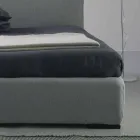 Lit double moderne, sans rangement, Gaya New by Bolzan Viadurini