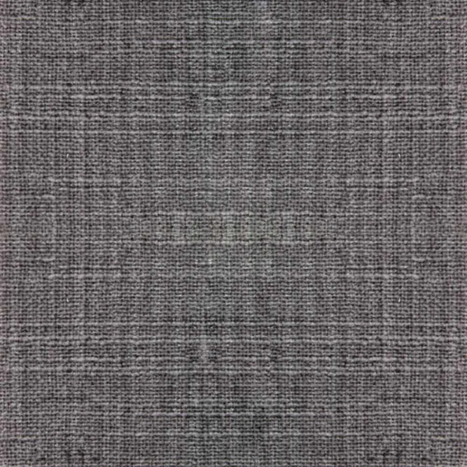 Lit double rembourré en tissu avec pieds noirs Fabriqué en Italie - Bandola Viadurini