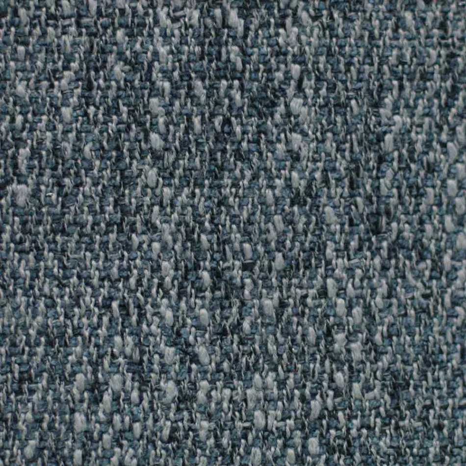 Lit double design rond recouvert de tissu Made in Italy - Rello Viadurini