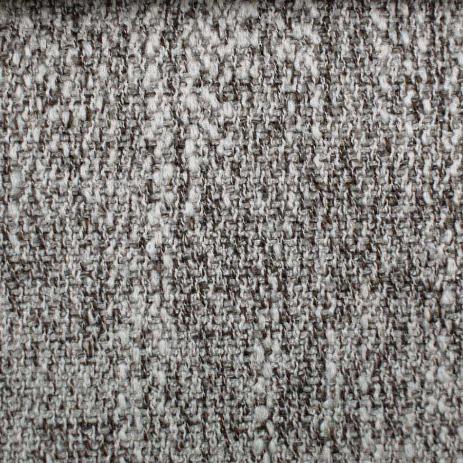 Lit double design rond recouvert de tissu Made in Italy - Rello Viadurini