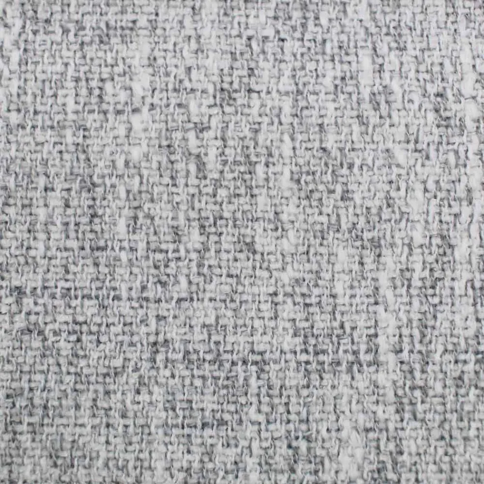 Lit double design rond recouvert de tissu Made in Italy - Rello Viadurini