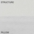 Lit double rond recouvert de cuir écologique design Made in Italy - Vesio Viadurini