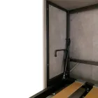 Lit simple escamotable horizontal fabriqué en Italie - Collaboratif Viadurini