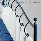 Lit Simple en Fer Forgé Amethyst Viadurini