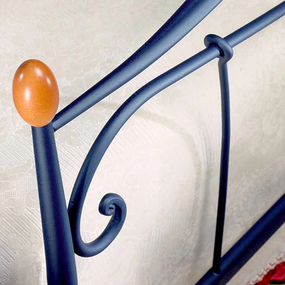 Lit Simple en Fer Forgé Dalia Viadurini