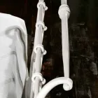 lit en fer forgé plein Amanda conçu, fabriqué en Italie Viadurini