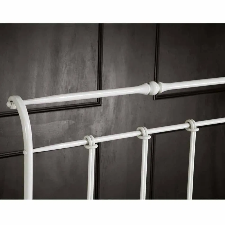 lit en fer forgé plein Amanda conçu, fabriqué en Italie Viadurini