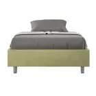 Lit Queen Size 120x200 cm recouvert de microfibre, fabriqué en Italie - Athlete Viadurini