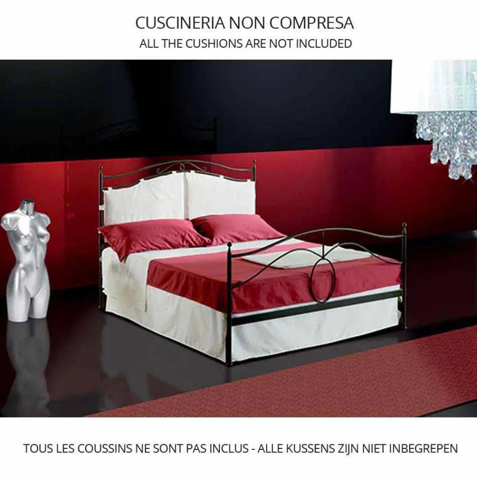 Un lit et une demi-carré Fer Forgé Cassiopeia Viadurini