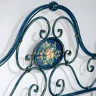 Lit queen size en fer forgé écrasé Gloria design Viadurini