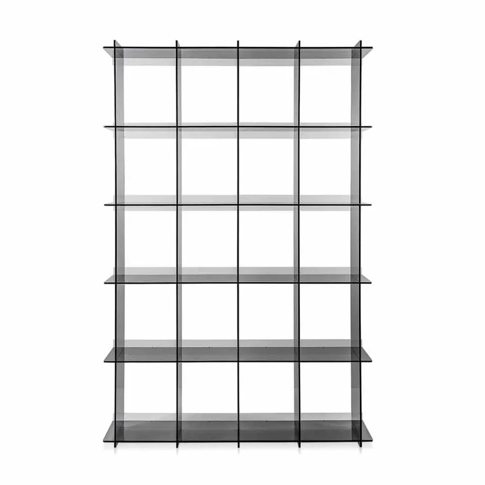 Dans Bibliothèques design moderne fumé Plexiglas Sfera4 Viadurini