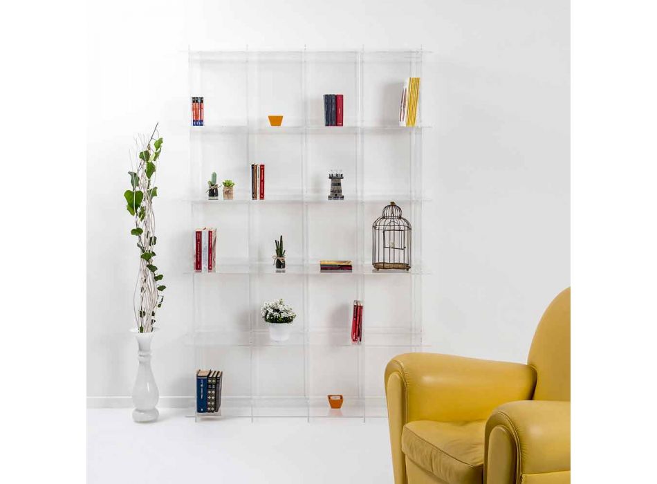 Dans Bibliothèques design moderne Plexiglas Sfera4 Viadurini