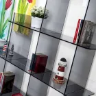 Dans Bibliothèques fumées Sfera3 W180 x H180 x P30 cm, fabriqué en Italie Viadurini