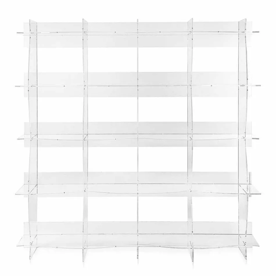 autoportants bibliothèque / mur design moderne Pam transparent Viadurini