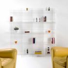 autoportants bibliothèque / mur design moderne Pam transparent Viadurini