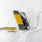 Bibliothèque design moderne blanc Carol Wall, made in Italy Viadurini