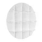 Bibliothèque murale design moderne blanc jeu, fabriqué en Italie Viadurini