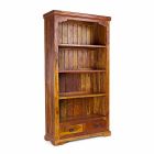 Bibliothèque de sol design classique en bois d'acacia massif Homemotion - Umami Viadurini