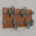 Bibliothèque de conception Battikuore 130x87 (2 étagères) Mabele Viadurini