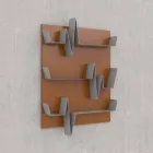 Bibliothèque de conception Battikuore 90x127 (3 étagères) Mabele Viadurini