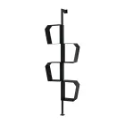 Bibliothèque en métal peint avec pieds réglables, fabriquée en Italie - Fernanda Viadurini