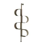 Bibliothèque verticale Fatima en métal peint avec pieds réglables Viadurini