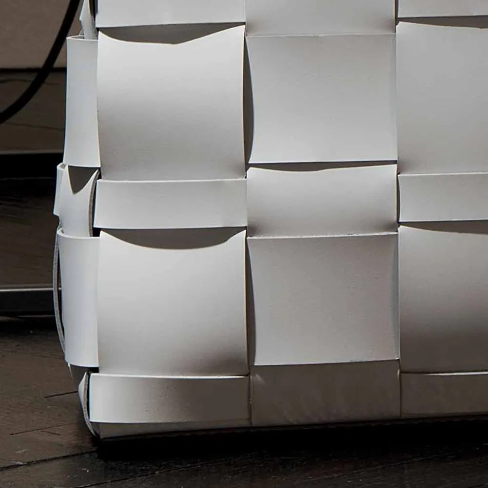 Porte-revues mural en cuir design Lory, fabriqué en Italie Viadurini