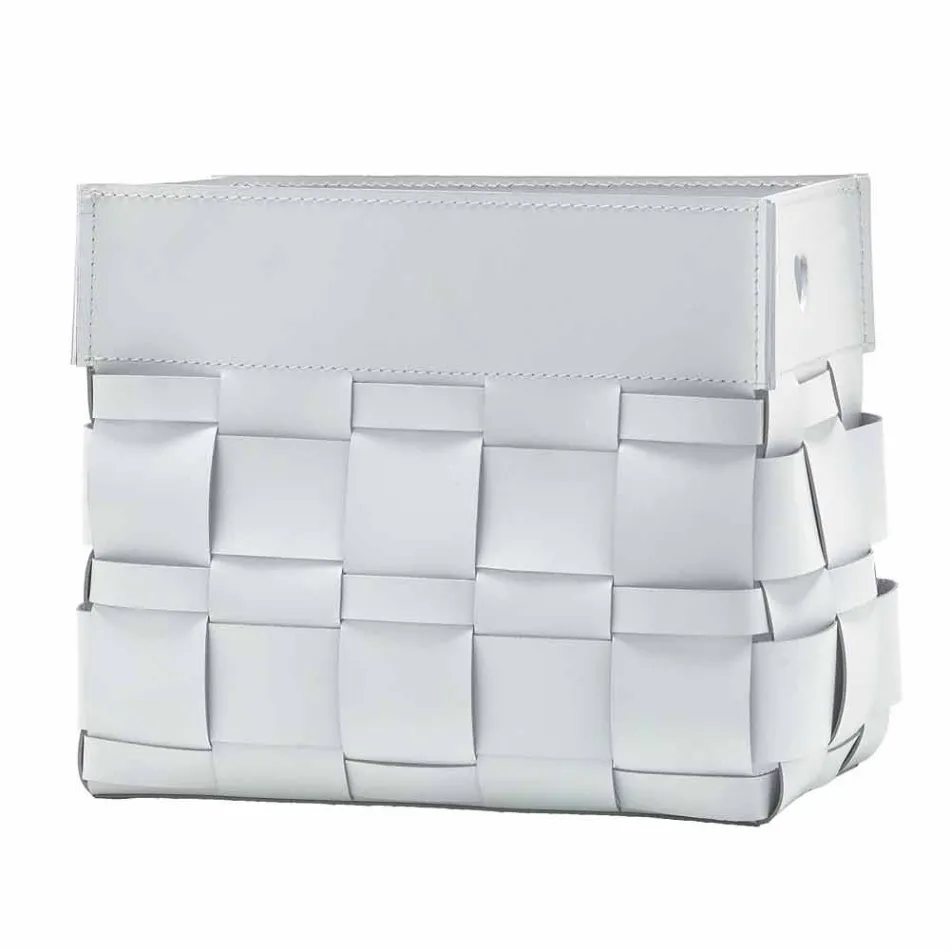 Porte-revues mural en cuir design Lory, fabriqué en Italie Viadurini