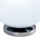 Lampe de table Isotta en verre et métal, disponible en deux tailles, fabriquée en Italie. Viadurini