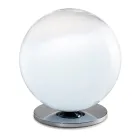 Lampe de table Isotta en verre et métal, disponible en deux tailles, fabriquée en Italie. Viadurini