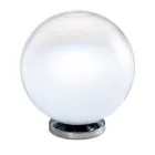 Lampe de table Isotta en verre et métal, disponible en deux tailles, fabriquée en Italie Viadurini
