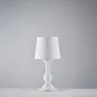 Lampe en bois avec abat-jour fabriqué en Italie pour la décoration intérieure - Sienne Viadurini