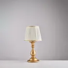 Lampe en bois avec abat-jour fabriqué en Italie pour la décoration intérieure - Sienne Viadurini
