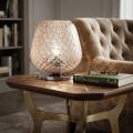 Lampe de table Elisia en verre soufflé à la main, petite, fabriquée en Italie 