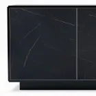 Buffet avec 3 portes et structure laquée et stratifiée Made in Italy - Ferrara Viadurini