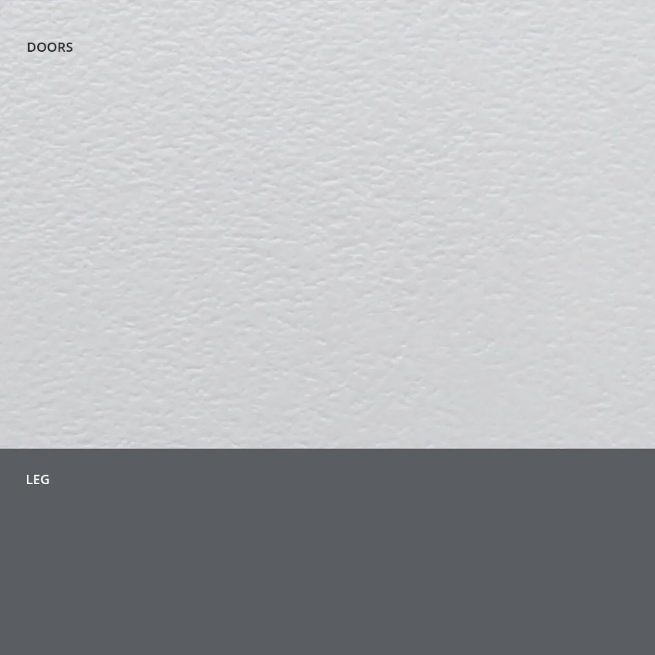 Buffet avec portes en stratifié HPL effet pierre fabriqué en Italie - Fiorenza Viadurini