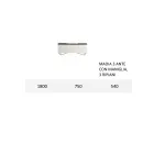 Buffet avec Structure en Mdf Blanc 2 Pieds en Fer Made in Italy - Corail Viadurini