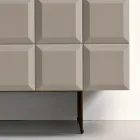 Buffet intérieur à 2 portes à damier, fabriqué en Italie - Elisabetta Viadurini