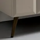 Buffet intérieur à 2 portes à damier, fabriqué en Italie - Elisabetta Viadurini